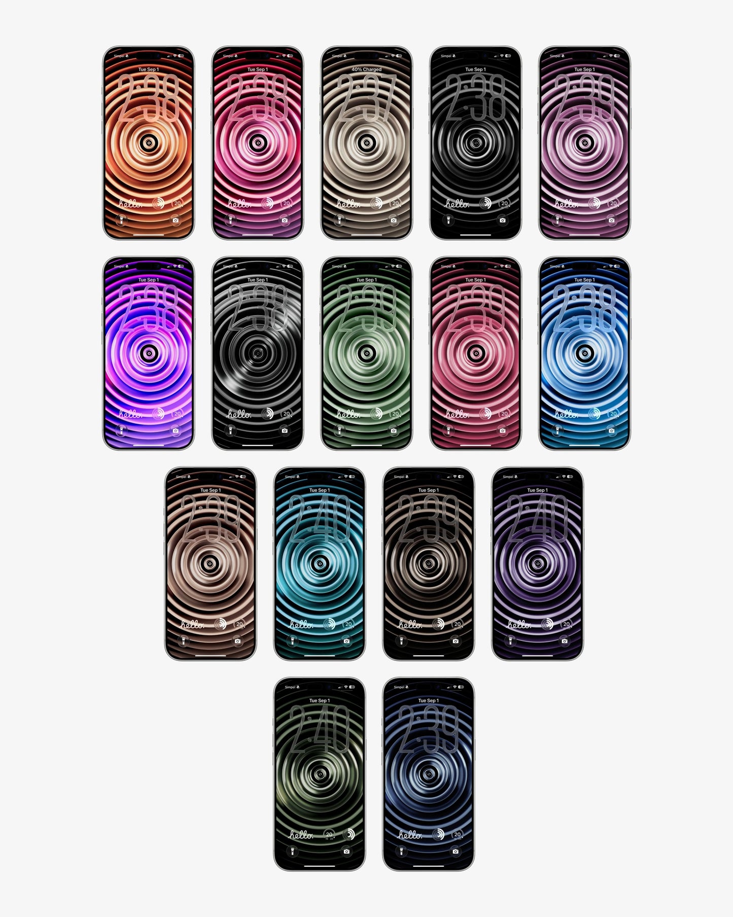 Ripples Live Wallpaper Pack
